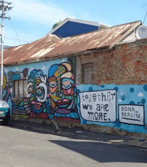 Community Outreach: Graffiti on a wall in Cape Town